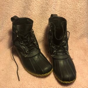 L.L. Bean Black Winter & Rain Boots